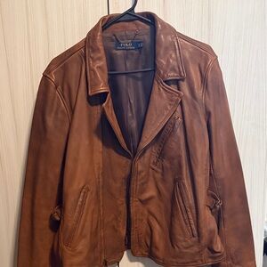 Polo by Ralph Lauren Women's Brown Leather Jacket
